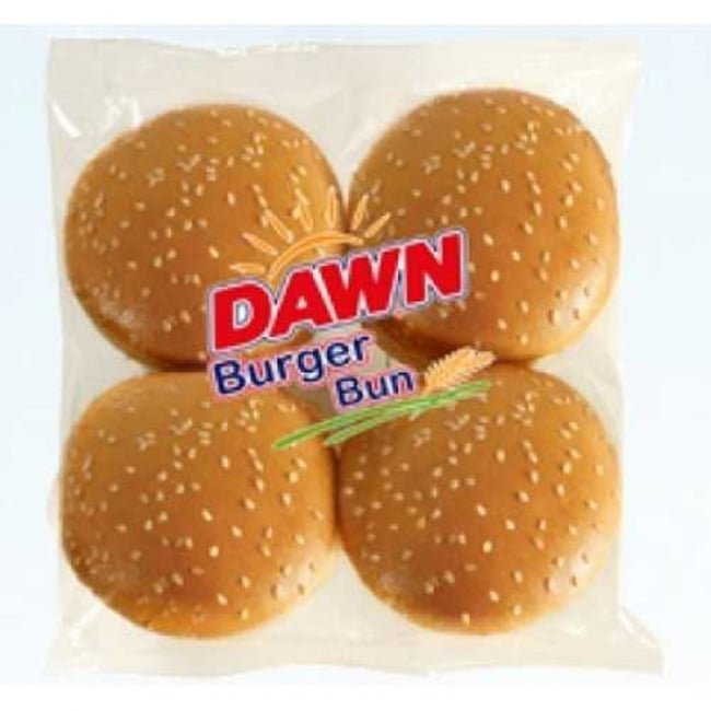 Dawn Burger 4 Pcs – Soft Burger Buns (4 pieces) sold as a pack.