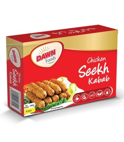 Dawn Foods Chicken Seekh Kabab Weight/Qty: 180g | 6 Pieces